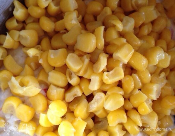 ...И кукурузу.