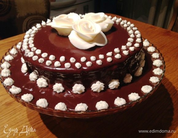 И вот такой торт у меня получился в итоге. 