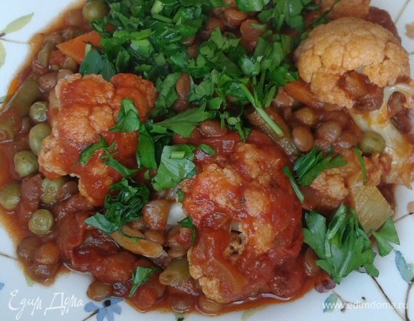 После приготовления чеснок удалить сверху посыпать зеленью.

Приятного аппетита!