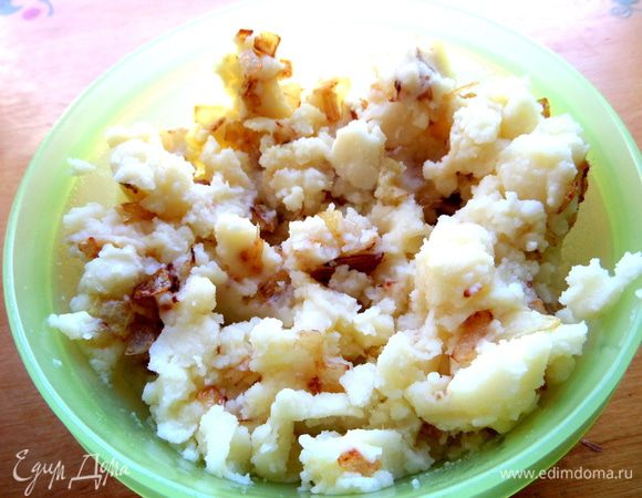 Перемешаем. Соль уже была в пюре.