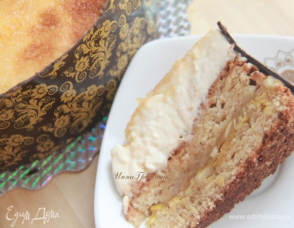 Панна котта очень нежная, поэтому кусочек торта не устоял))) Угощайтесь!