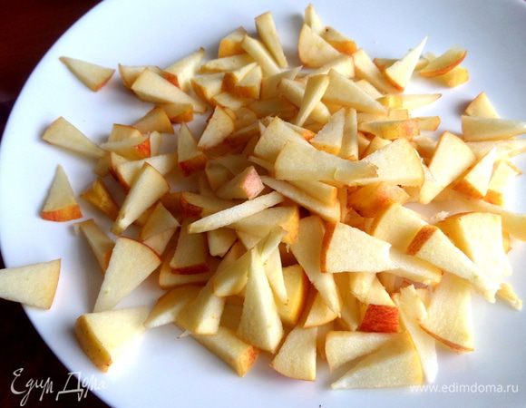 Далее их мелко покрошить...