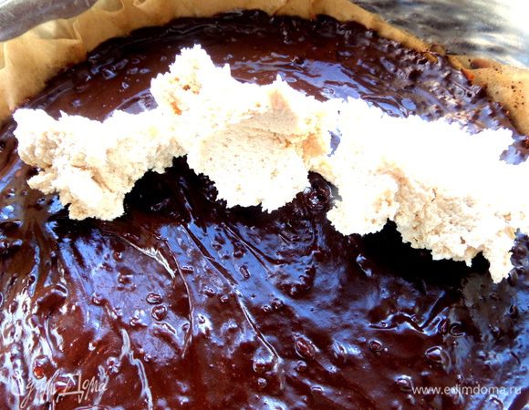 Наносим на остывший шоколад...