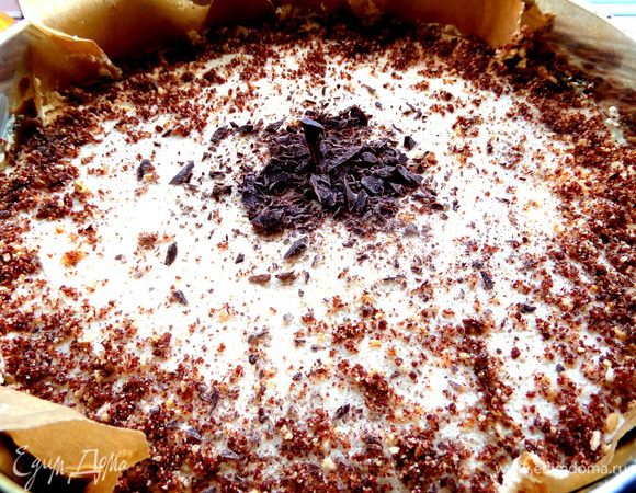 В серединке тёртый шоколад.