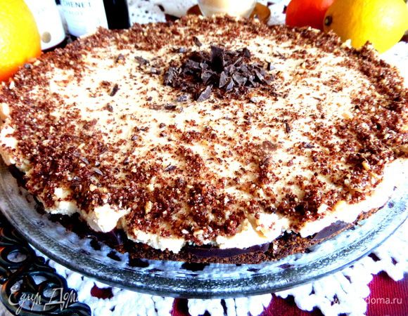 И осторожно переносим на плоское большое блюдо.