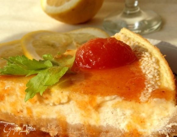 Чизкейк получается очень-очень вкусным!!! 
И основа, и творожный слой, и джем прекрасно сочетаются и создают гармонию вкуса!!! А какой красавец выходит!!!
Попробуйте!!!