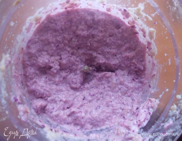 Для цвета,я добавить немного черники, но это не обязательно.