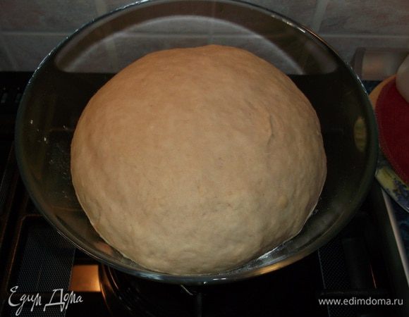 Мое тесто после 40 мин.