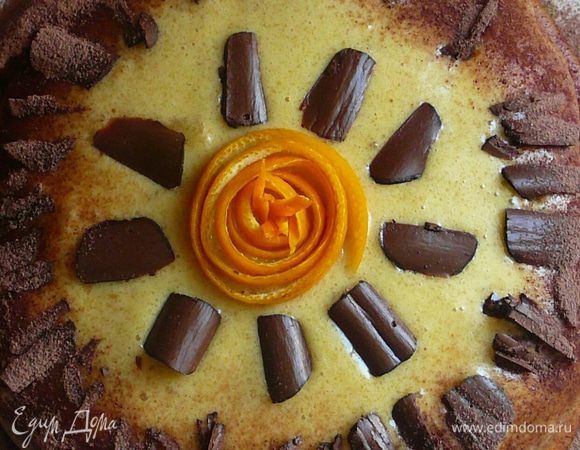 Украшаем шоколадной крошкой цедрой апельсина или на что хватит фантазии.