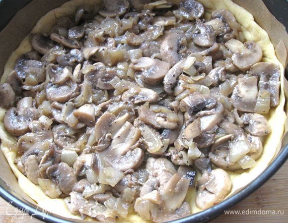 Сверху – начинку.