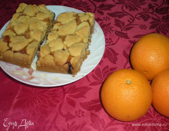 А можно и не посыпать...) Очень вкусно с чаем или молоком. Приятного чаепития! 