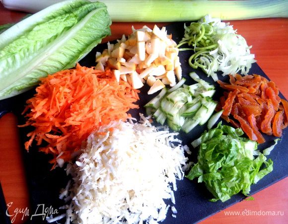 Подготовим овощи...