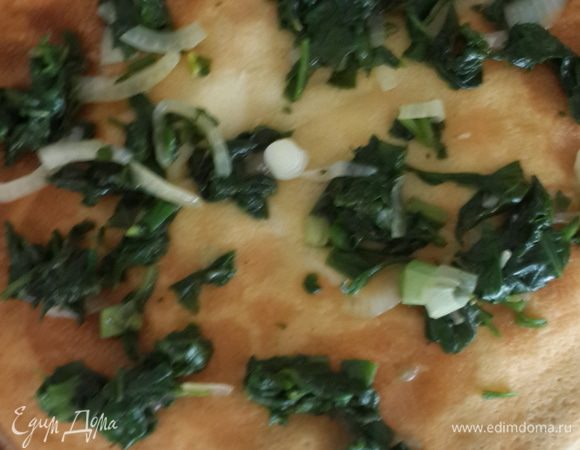 Следующий слой - шпинат и так чередуем.