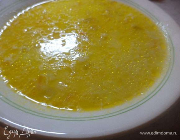 И вот какой красивый супчик у меня получился!