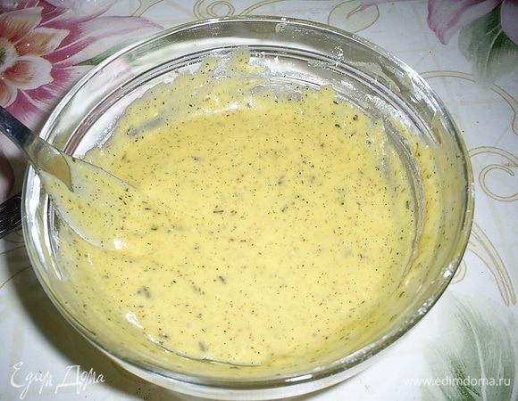 Перемешиваем вилкой до получения однородной массы.