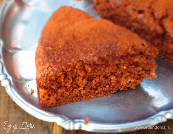 Кекс остудить и посыпать какао. Приятного аппетита:)