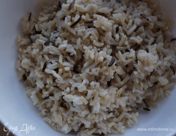 Берем дикий рис, варим.