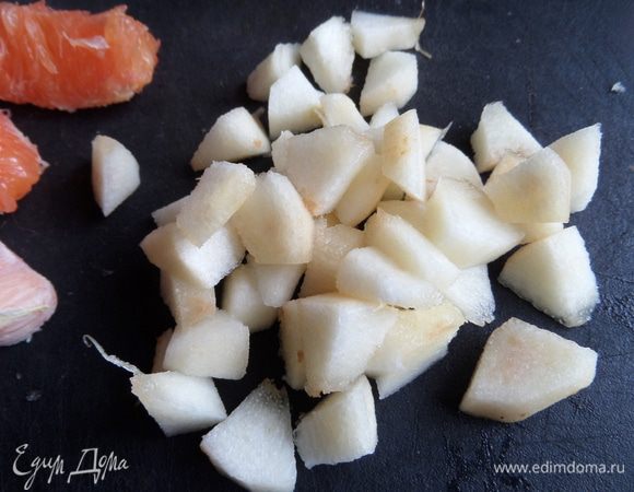 Нарежем на кусочки.