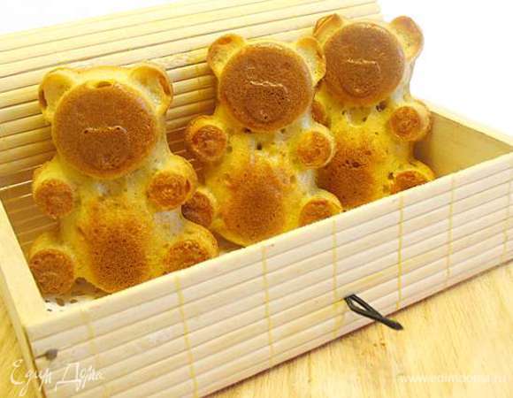 Охладить мишек на решетке, можно их разрисовать шоколадом. И приятного аппетита!!!  