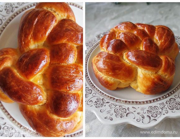 2-й вид булочек плетем из 6 жгутов, вот так они будут выглядеть 