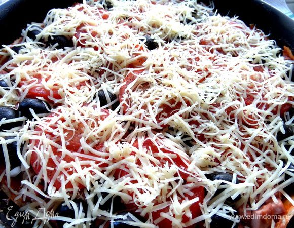 Завершающий слой-тёртый сыр!