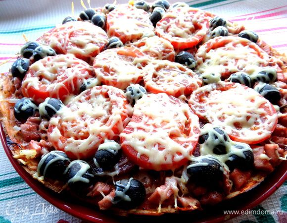 Переносим на большое плоское блюдо...