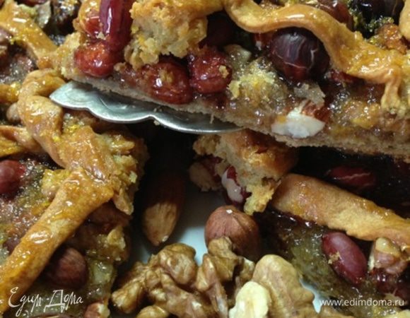 Пирог просто обалденный!! Вкусное песочное тесто, мягкая "козиначная", немного тягучая начинка с лимонной ноткой, которая очень и очень к месту.
Теста получается мало, а начинки много!!!! Просто вкуснятина!!
Угощайтесь!!