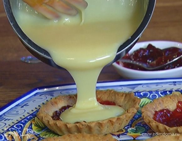 Наполнить ганашем из белого шоколада. 