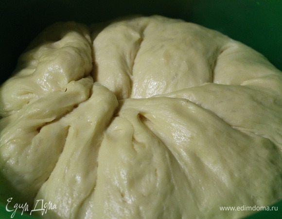 Вот так подошло у меня тесто..