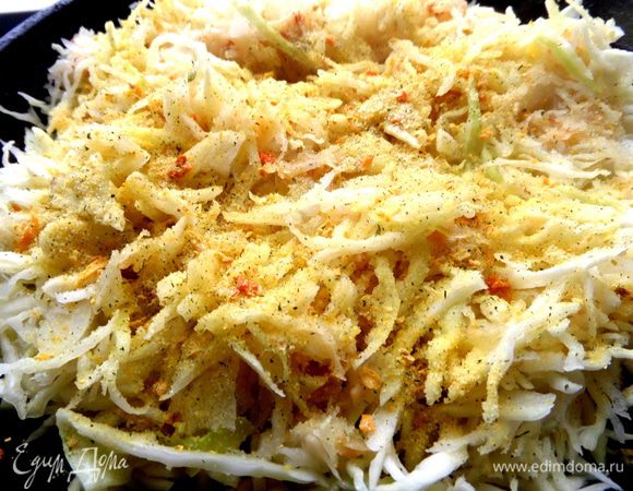 Присыпать овощной приправой (3 чайной ложки).