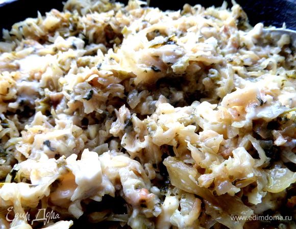 Начинку можно снимать с огня,она готова!