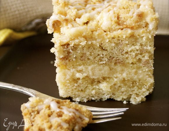 Очень вкусное нежное пирожное, с кремовой прослойкой внутри! ;)) 