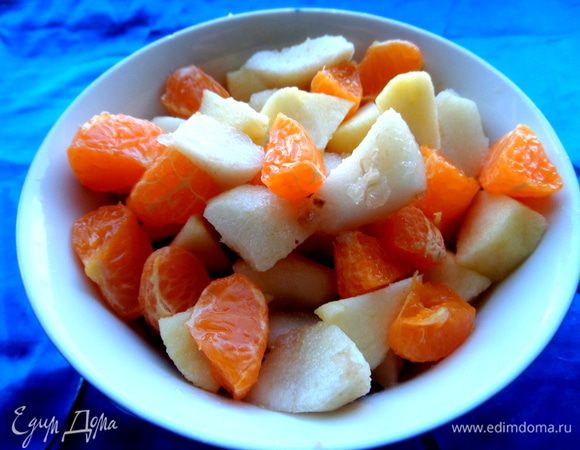 Снова фруктовый слой...