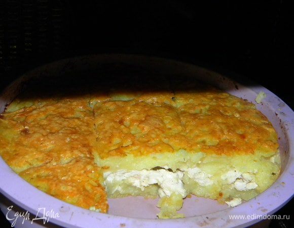 И вот такая красавица)), я порезала на квадратики.