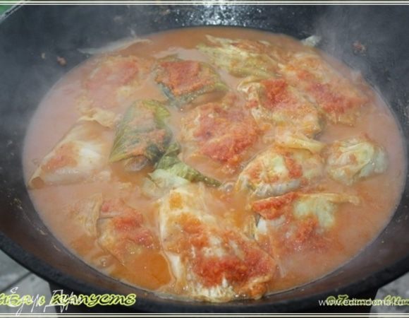 Вот так процесс должен проходить. Без всякого явного бурления – кипения. Скорее томиться, а не вариться.