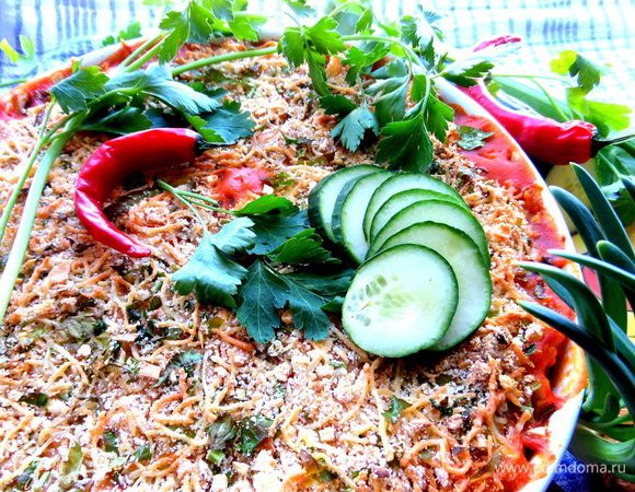 Подаём со свежим огурчиком.