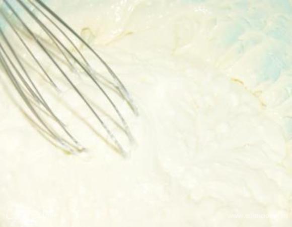 Для крема соединить все ингредиенты, взбить.