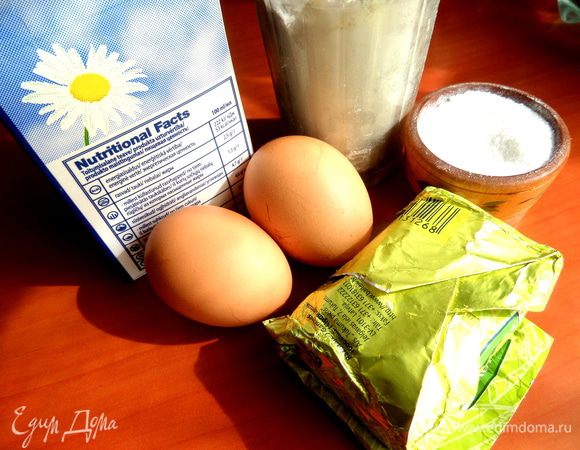 Продукты для блинчиков...