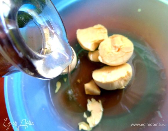 Немного яблочного уксуса...