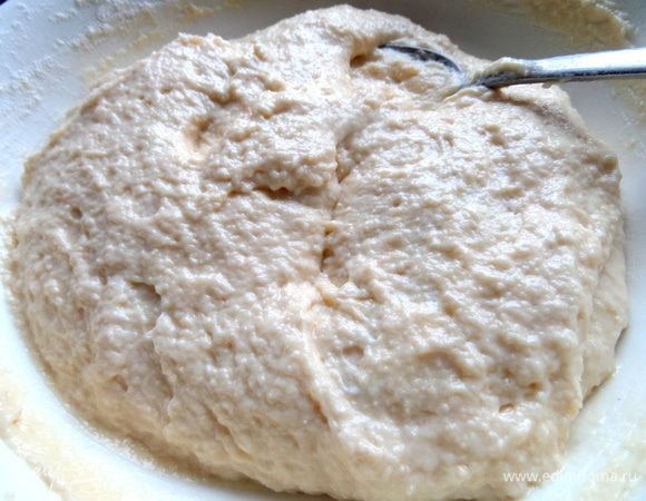 Вот такое тесто получилось.