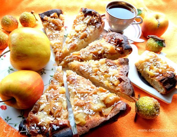 При желании посыпать сверху кокосом или корицей.