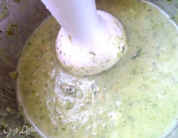 До пюреобразного состояния.