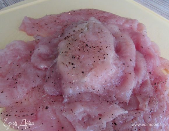 Накрыть малым филе.