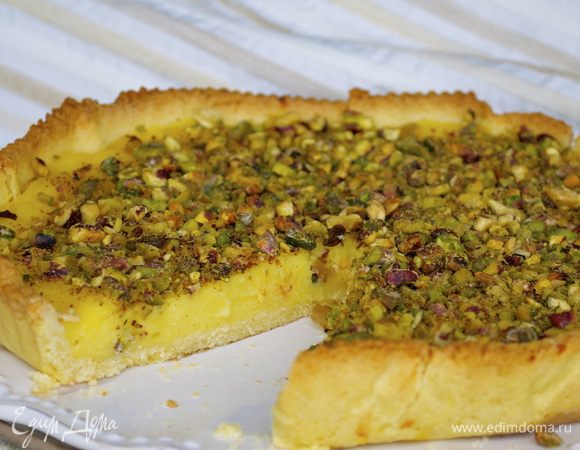 Тарт готов! ))) Очень вкусно! Особенно понравится любителям всевозможной лимонной выпечки! 