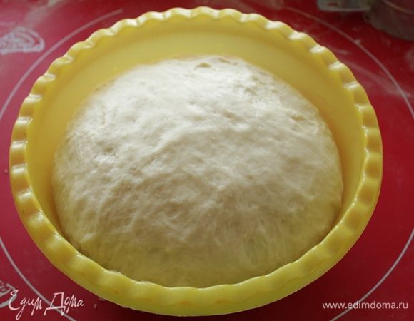 Накрыть и поставить в теплое место на 1 час - тесто должно увеличиться в объеме в 2 раза.