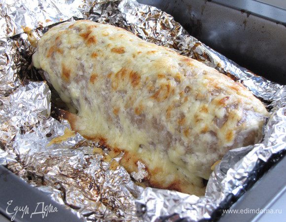 Запекать еще 15 минут до золотистой корочки.