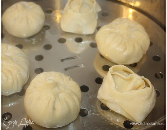 И хинкалинок несколько осталось с прошлого раза. Решил и их попробовать … замантырить.