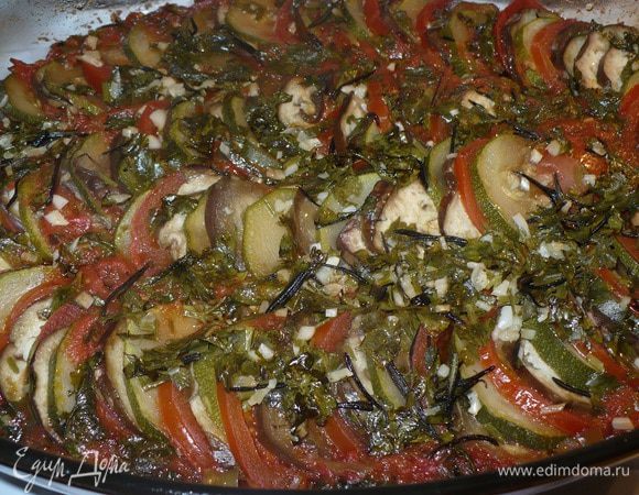 Запекаем 1 час при 200 гр. Приятного аппетита!