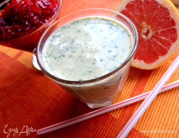 Сразу подаём наше "безобразие"...,при желании с широкой соломинкой.