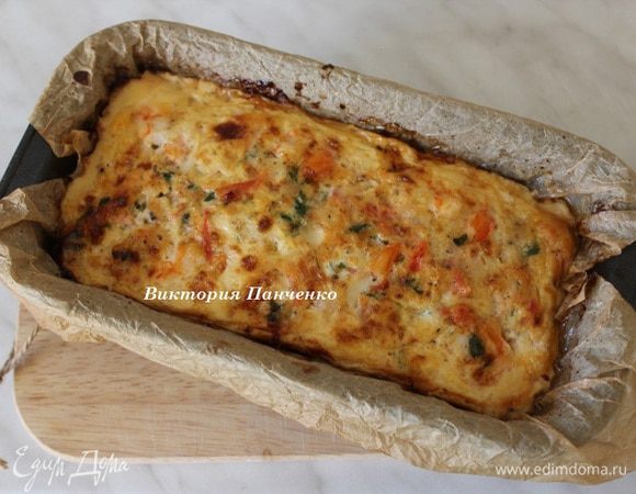 Запекать до образования золотистой корочки примерно 40 минут. Готовый террин остудить в форме. Отправить в холодильник на 6 часов. Извлечь из формы и нарезать. Приятного аппетита!!!